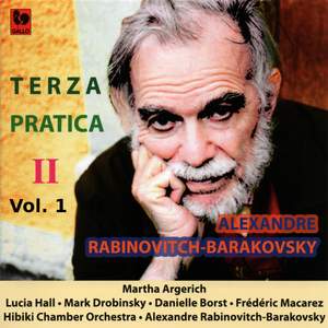 Rabinovitch-Barakovsky: «Terza Pratica II » Vol. 1 Product Image