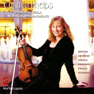 Cynthia Phelps Plays Enescu, Britten, Hindemith, Devienne, Paulus and Schumann