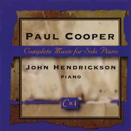 Paul Cooper: Complete Music for Solo Piano