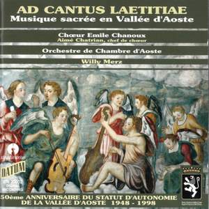 Various Artist: Ad Cantus Laetitiae, Musique sacrée en Vallée d' Aoste