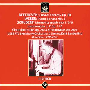 Richter Plays Beethoven, Weber, Schubert & Chopin