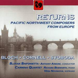 Returns: Pacific Northwest Composers from Europe: Bloch, Cornell, Svoboda