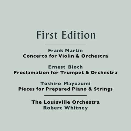 Martin, F: Violin Concerto, etc.