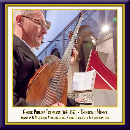 Telemann: Trio TWV 42:G6 in G major for viola da gamba, harpsichord & b.c.