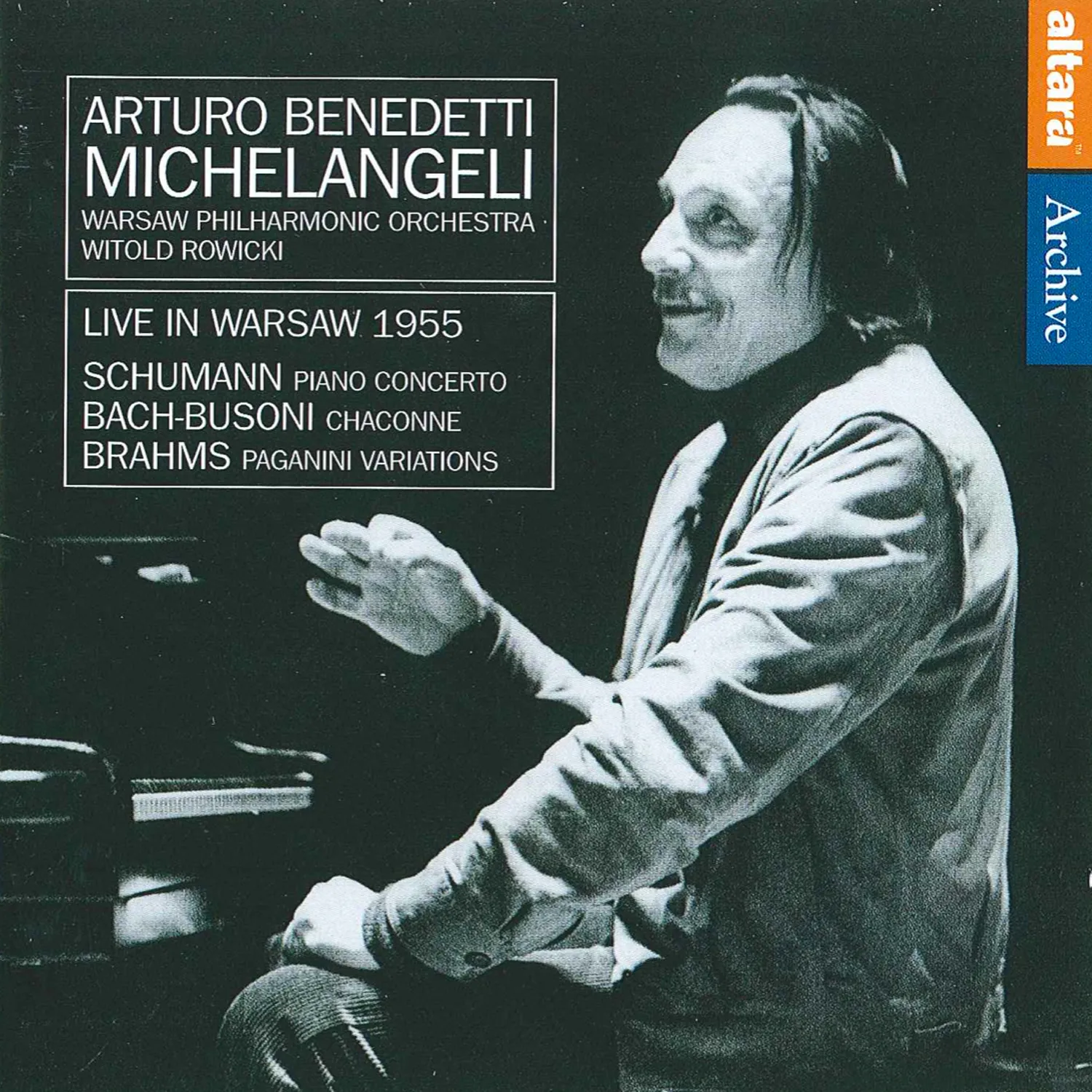 Arturo Benedetti Michelangeli: Live in Warsaw 1955 - Altara
