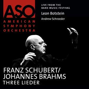 Schubert/Brahms: Three Lieder