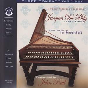 Jacques Duphly: Complete Works for Harpsichord