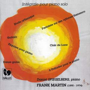 Frank Martin: Complete Piano Solo Works