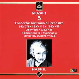 Haskil Plays Mozart: 5 Piano Concertos