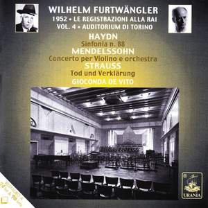 Mendelsshon: Violin Concerto Op 64 - Strauss: Tod Und Verklärung - Haydn: Symphony No. 88