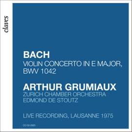 Bach: Concerto in E Major BWV 1042 (Live Recording, Lausanne 1975)