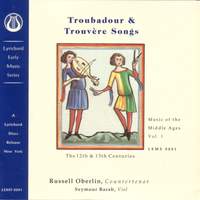 Troubadour and Trouvere Songs