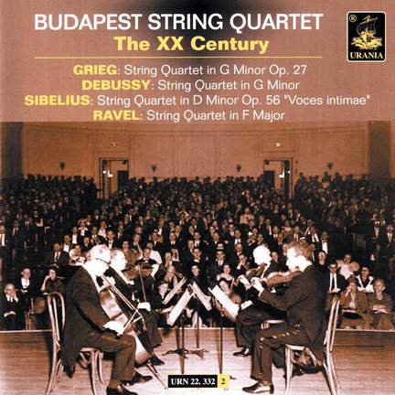 Budapest String Quartet: The XX Century