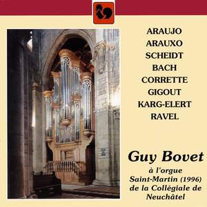 Guy Bovet à l'orgue Saint-Martin de la Collégiale de Neuchâtel