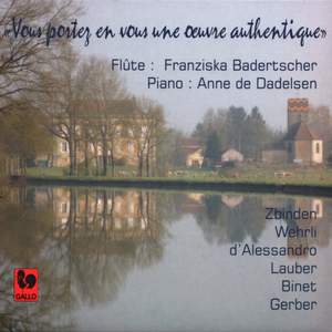 Zbinden - Wehrli - d'AlessMasterpieces of Swiss Music for Flute and Piano Product Image