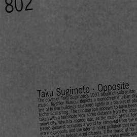 Taku Sugimoto - Opposite