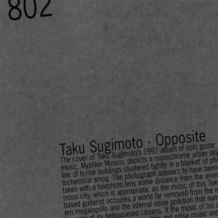 Taku Sugimoto - Opposite