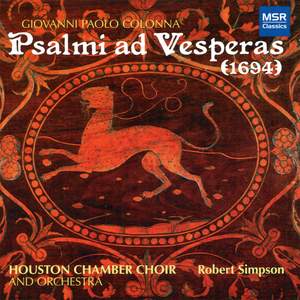 Colonna: Psalmi ad Vesperas, Op.12