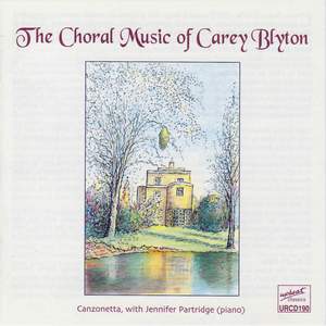 The Choral Music of Carey Blyton