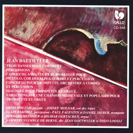 Jean Daetwyler, Concertos & Orchestral Works