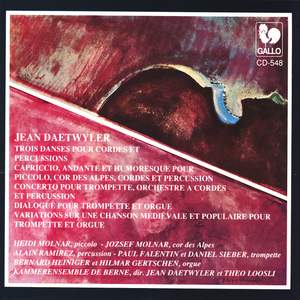 Jean Daetwyler, Concertos & Orchestral Works