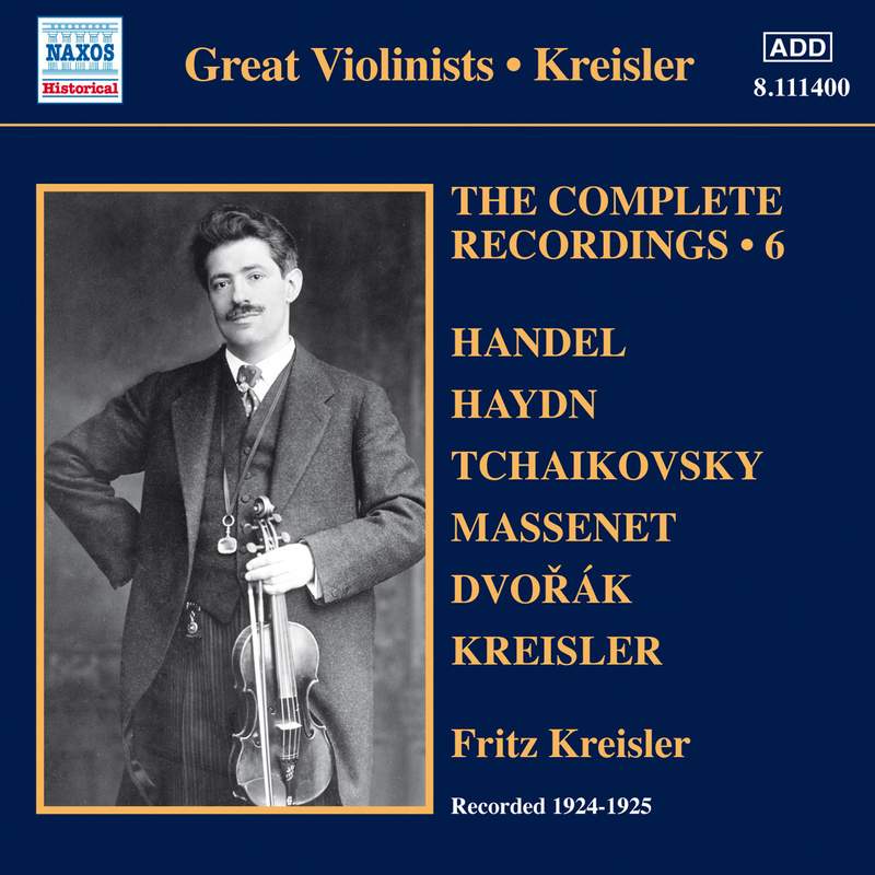 Kreisler: The Complete Recordings Volume 3 - Naxos: 8112064
