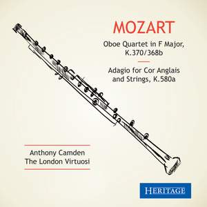 Mozart: Oboe Quartet & Adagio for Cor Anglais Product Image