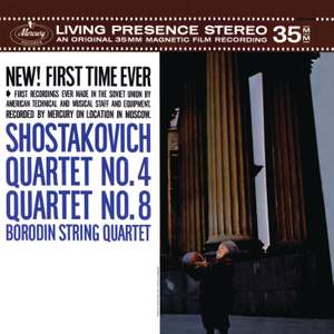 Shostakovich: String Quartets Nos. 4 & 8