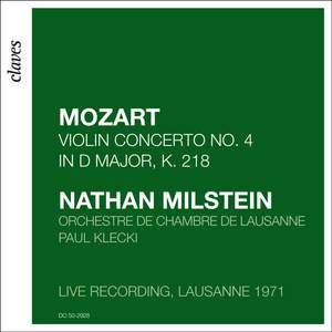Mozart: Violin Concerto No. 4 in D major, K218