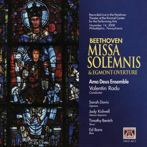 Beethoven: Missa Solemnis & Egmont Overture
