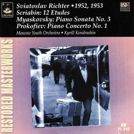 Scriabin: 12 Études - Myaskovsky: Piano Sonata No. 3 - Prokofiev: Piano Concerto No. 1