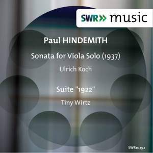 Hindemith: Viola Sonata & 1922