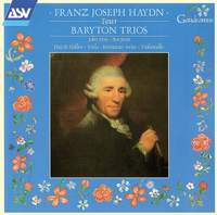 Haydn: Four Baryton Trios, Vol. 1