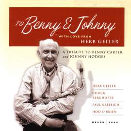 To Benny & Johnny With Love From Herb Geller