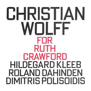 Christian Wolff: For Ruth Crawford
