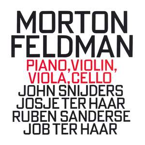 Feldman, M: Piano, Violin, Viola, Cello