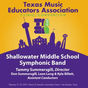 2015 Texas Music Educators Association (TMEA): Shallowater Middle School Symphonic Band [Live]