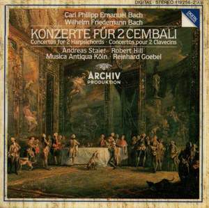 C.P.E. & W.F. Bach: Concertos for two harpsichords