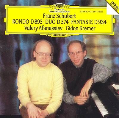 Schubert: Works for Violin and Piano