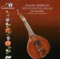 James Oswald: Divertimentis for guitar, Nos. 1-12