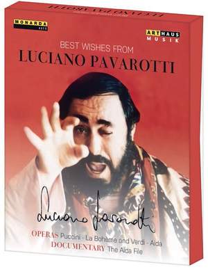 Best Wishes from Luciano Pavarotti