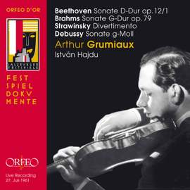 Arthur Grumiaux plays Beethoven, Brahms, Stravinsky, Debussy