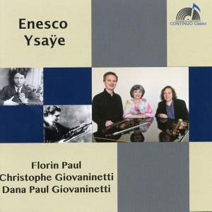 Enescu & Ysaÿe: Violin Sonatas