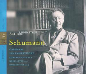 Rubinstein Collection, Vol. 20: Schumann: Piano Works
