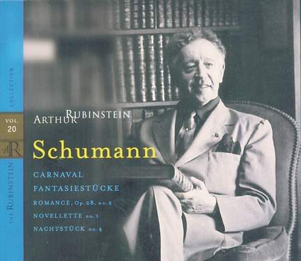 Rubinstein Collection, Vol. 20: Schumann: Piano Works