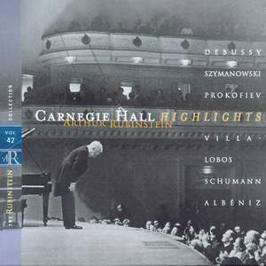 Rubinstein Collection, Vol. 42: Live at Carnegie Hall