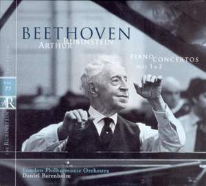 Rubinstein Collection, Vol. 77: Beethoven: Piano Concertos Nos. 1 & 2