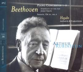 Rubinstein Collection, Vol. 36: Beethoven: Piano Concertos Nos. 1-5