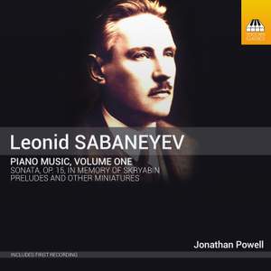 Leonid Sabaneyev: Piano Music
