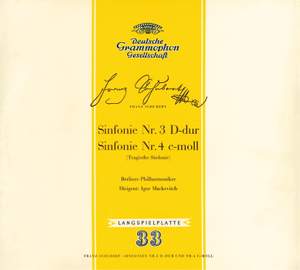 Schubert: Symphonies Nos. 3 & 4